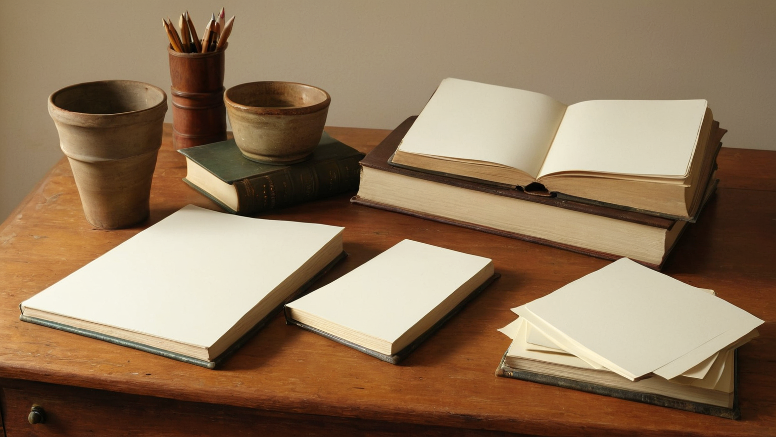 Student writing with blank laptop