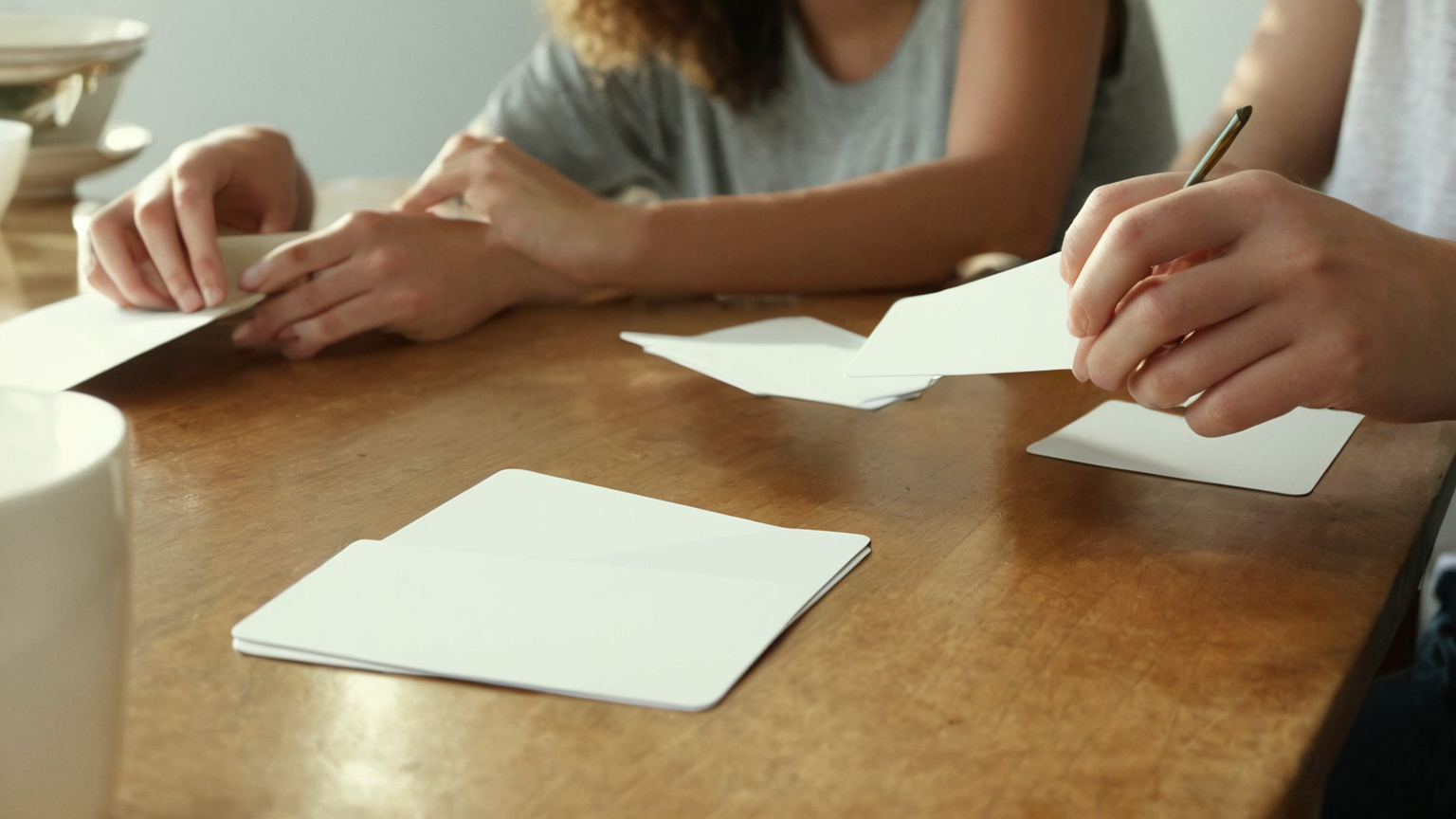 Group project checklist with no text